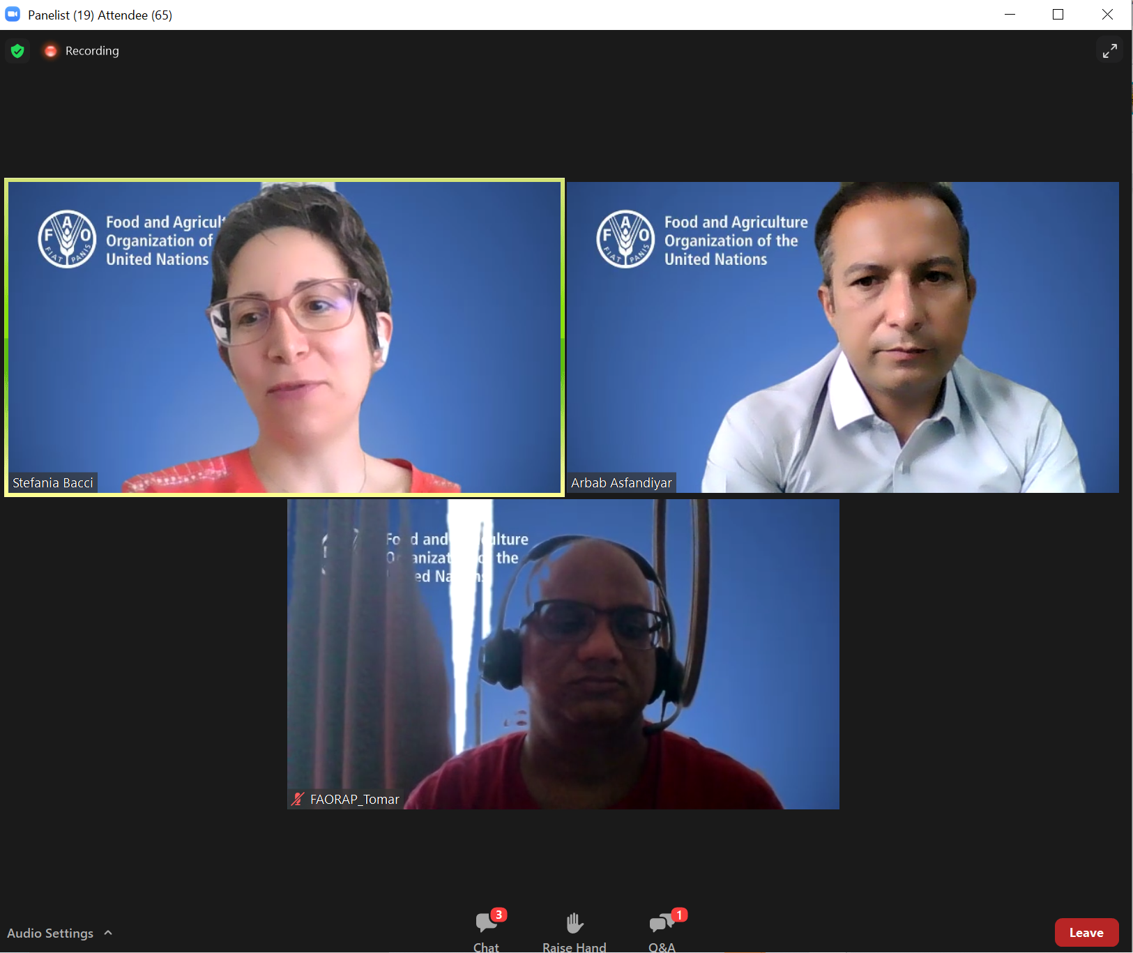 Virtual Trainings on SDG indicator 2.4.1